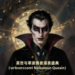 a vampire with the face of a bat