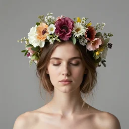 Flower crown by andreas rocha, alena aenami, dan mumford, behance