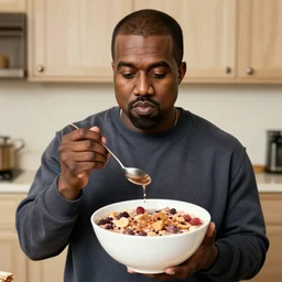 Kanye west in cereal commercial