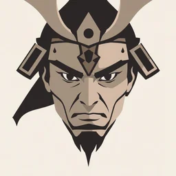 face icon stylized minimalist samurai warrior, loftis, cory behance hd by jesper ejsing, by rhads, makoto shinkai and lois van baarle, ilya kuvshinov, rossdraws global illumination