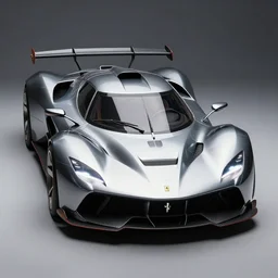 a single armored scifi ferrari in the style of bladerunner and alternate car one, car concept, car Design, sid mead, alex ross, intricate Details, concept art, matte painting, highly detailed, rule of thirds, dynamic lighting, cinematic, detailed, denoised, centerd, clean render