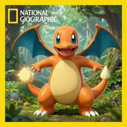 national geographic photo of charmander, pokemon in the wild, intricate, portrait, 8 k highly professionally detailed, hdr, award winning