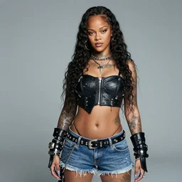 rihanna seapunk, creative photo manipulation, creative photoshop, digital art