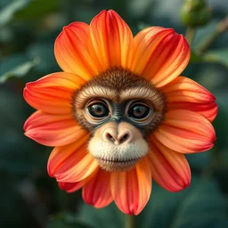 flower with monkey face
