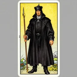 tarot illustration of plague doctor, black suit, highly detailed, sharp focus, smooth, by rossdraws, zeronis, artgerm