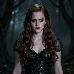 emma watson as poison ivy. dark colors. menacing. haunting. frightening. trending on artstation. award winning. artgem. greg rutkowski. beksinski. extremely detailed. 4 k