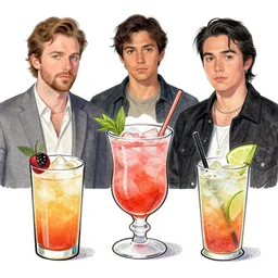 Manifest for drinks, Tristan Eaton, victo ngai, artgerm, RHADS, ross draws