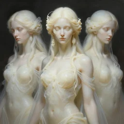 stunning summer goddesses of ghost portrait, translucent, ivory, putrid, fantasy, intricate, elegant, highly detailed, digital painting, artstation, concept art, smooth, sharp focus, illustration, art by afshar petros and krenz cushart and artem demura and tony sandoval
