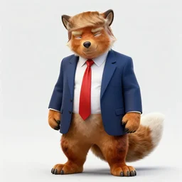 donald trump as a furry