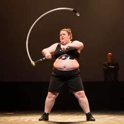 an obese white man simultaneously doing the whip and nae nae, nikon 3 5 mm, cinematic, dynamic lighting, high definition, award winning photo