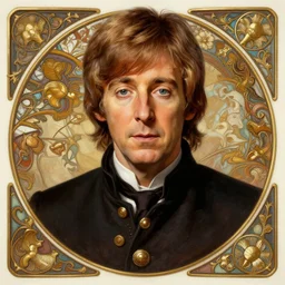 portrait of young Paul McCartney  D&D, fantasy, intricate, elegant, highly detailed, digital painting, artstation, concept art, matte, sharp focus, illustration, art by Artgerm and Greg Rutkowski and Alphonse Mucha