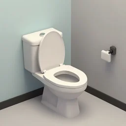 playstation 1 abandoned bathroom with toilet, low poly graphics