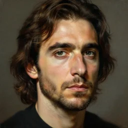 portrait of diego forlan!!!!!!!!!!!!!!!!!!!!!!!!!!!, detailed face, detailed painting, epic lighting, by ilya repin, phil hale and kent williams