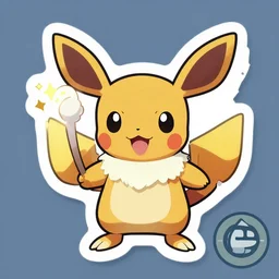 cute miss mascot poussifeu poussifeu torchic pokemon sticker art, cronobreaker, beeple game icon
