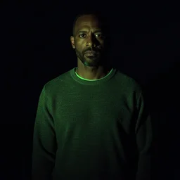terry a. davis glowing in the dark