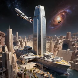 highly detailed jabbas palace cinematic scifi render of a 3 d sculpt of'tyrell corporation headquarters'military john harris subway tunnel hoover dam'aircraft carrier tower'megalithic tower structure city in space, beeple, halo, star wars, ilm, star citizen, halo, mass effect, high tech industrial, artstation unreal, dramatic powerful nebula, 4 k, 8 k, hd