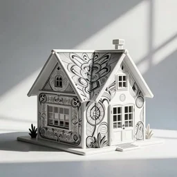 house zentangle