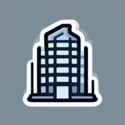 vector art logo for a building function in a game