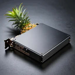 the pineapple king, realistic, hdr, clear image, hdd, rtx on, dynamic lighting,