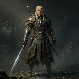 a boss from elden ring, humanoid, full body portrait, concept art, digital art, smooth, sharp focus, beautifully detailed, cinematic lighting, epic, by greg rutkowski