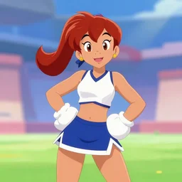 Shantae as a cheerleader