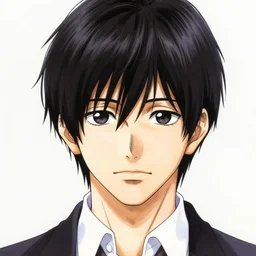 susumu nakoshi, manga, highly detailed, digital art, centered, portrait, colored accurately, in the style of inio asano