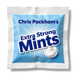 packet of Chris Packham's Extra Strong Mints