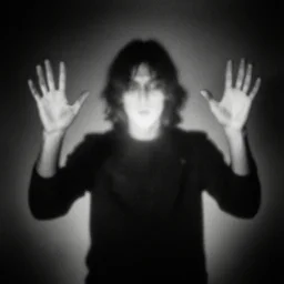 overexposed honda photograph a creepy, ghostly black and white photo of a man with his hands in the air by reuben nakian, zbrush central contest winner, gutai group, ambient occlusion, demonic photograph, velvia