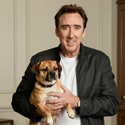 nicholas Cage dog