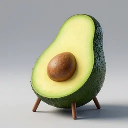 avocado chair trending on artstation 4 k hd high detail octane render