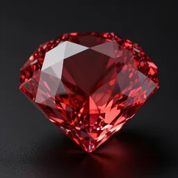 hyper realistic, beautiful multi dimensional, glowing red diamond, black background, volumetric lighting, very sharp details, octane 8 k render