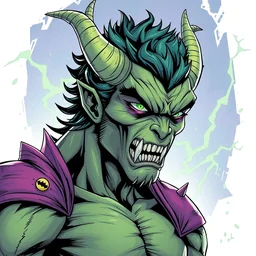 beast boy by gabriel picolo, intricate, highlydetailed, digitalpainting, artstation, comic art
