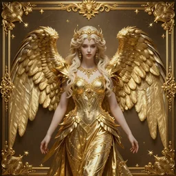 portrait of an Angel, Dark Souls 3 themed, in style of Ruan Jia, insanely detailed and intricate, golden ratio, elegant, ornate, luxury, elite, matte painting, cinematic, cgsociety, James jean, Brian froud, ross tran, Laputa