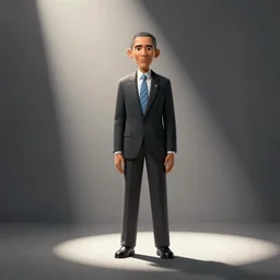 Obama in Little Nightmares game, screenshot