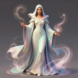 maya ali, wizard, gloomhaven and dota concept art, robes, elegant, highly detailed, smooth, colorful swirly magical ripples, pastel colors, matte painting concept art, art nouveau, aesthetic octane render, 8 k hd resolution, by ilya kuvshinov and cushart krentz and gilleard james