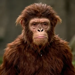 cesar from planet of the apes but he looks like andy serkis