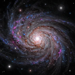 fractal galaxy, hd wallpaper