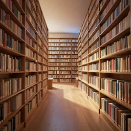 interior of an empty library, with nobody, behance hd by jesper ejsing, by rhads, makoto shinkai and lois van baarle, ilya kuvshinov, rossdraws global illumination