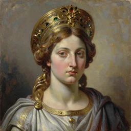 Helen of Troy oil on canvas, intricate, portrait, 8k highly professionally detailed, HDR