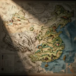 mythological map
