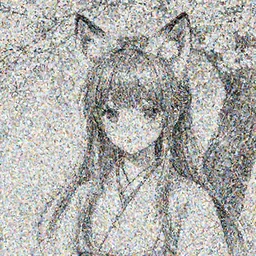 an sketch art of a cute girl with fox ears wearing kimono at a sakura tree by asia ladowska, 8 k resolution, black and white, oc commission, face sketch, pencil sketch, high quality, highly detailed, long hair, illustration, deviantart
