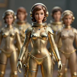 closeup of a tin toy bikini spacegirl, depth of field, zeiss lens, detailed, symmetrical, centered, fashion photoshoot, by nicoletta ceccoli, mark ryden, lostfish, earl nore, hyung tae, frank frazetta, breathtaking, 8 k resolution, extremely detailed, beautiful, establishing shot, artistic, hyperrealistic, octane render