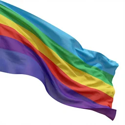 multi colored cloth flowing with the wind, hyper detailed,