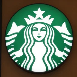 Starbucks dog logo
