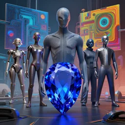 sapphire by artstation, deviantart, artfol, artslant artbox, cgsociety, gfxartist, artful, zatista, artpal, instagram, blendernation, frank stella, beeple, giger, kopera, zawadzki, synth - wave, hyperrealism, futurism 4 k, octane render