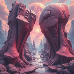 🍎🐛, 😱 👑 digital art surrealism, retrofuturistic