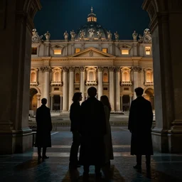 Secrets inside the Vatican, Horror, Trending artstation, cinematográfica, dramatic lighting