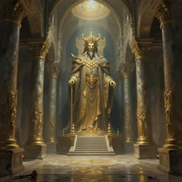 the halls of the grotto lord, classic fantasy art