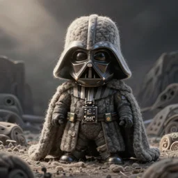 darth vader made of wool