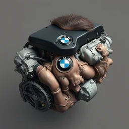 bmw engine made of human body parts and human skin with some hair, realistic, professionally, professionally color graded, intricate, elegant, highly detailed, centered, digital painting, artstation, concept art, smooth, artgerm, tomasz alen kopera, peter mohrbacher, donato giancola, mucha, joseph christian leyendecker, wlop